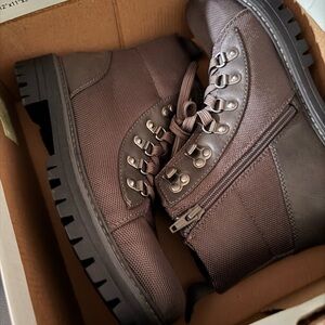Men's Brown Lace-Up Boots